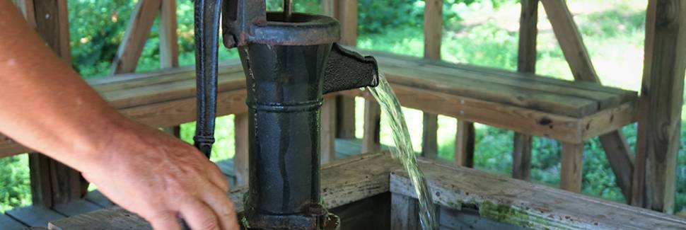 深井戸は塩素などの心配がない